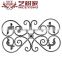 2016 Standard Wrought Iron Ornamental Fence Accessories Flower/Leaves Steel Art Parts