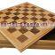 High Quality Traditional Inlaid Wood Chess Set with Wood Chessmen in Swivel Case