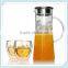 High borosilicate double wall glass teapot new desin double wall glass tea infuser for sale