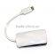 Hot sales!New usb to 2 port usb hub+ 1 port 10/100/1000Mbps RJ45 Gigabit Ethernet Lan Adapter + usb 3.1 type c hub
