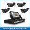 All in one hd h.264 4ch AHD dvr kit cctv camera security with 7 inch TFT LCD Monitor