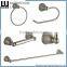 Contemporary Wholesale Prices Zinc Alloy Brush Nicked Wall-Mounted Bathroom Accessories 6pcs Set