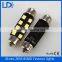 2016 new festoon led dome lights car 41mm 2835 8smd car led festoon light