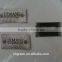 special silver/gold metallic thread making weaving patch for uniform