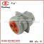 4 way receptacle In-Line Threaded Rear connector HD10-4-4P