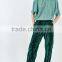 2016 Crinkle Split back women tops , fancy ladies tops latest design custom