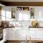 Hotel kitchen equipment, white MDF pvd ktichen cabinet