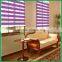 China manufacturer Zebra blinds double layer roller blinds fabric