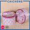 Round Shape Package Cardboard Hat Box With Ribbon