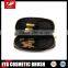 10pcs 100% Nylon Hair Handle Shiny Black Acrylic Handle Travel Make up Brushes