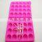 New design 20 holes silicone cake pop mold colorful bakeware sets