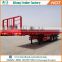 Tri axle 40 tons side wall dropside high wall utility 7x12 cargo trailer for sale