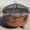 customizable outdoor steel fire pit
