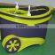 Magic mop with wheels fast dehydration and washing mop head
