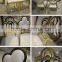 Foshan furniture modern stainless steel dining chair for restaurant