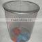 Best Selling Products High Quality Multicolour Metal Wire Mesh Round Waste Bin