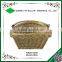Handled woven custom colored wicker removable bicycle basket