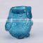 Home decor/Owl shaped glass candle holder