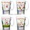 8oz 10oz 12oz christmas drinking glass mug water glass cup set