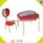 Wholesale Beautiful Fruit Style Wooden Table And 2 Chairs,cute Kids Wooden Table And Chairs,top Sale Table And Chairs W08G142