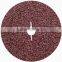 Round hole Aluminium Oxide Abrasive Fiber Disc