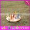 2016 new products educational kids wooden ring toss toy W01A159