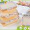 4 sizes Collapsible Silicone storage container / Silicone Folding Lunch Box