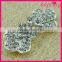Fashionable Wholesale Crystal Color Flower Rhinestone Metal Button WBK-1502