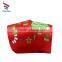 China printed cartoon character red wired polyester satin ribbon