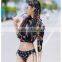 Three pieces women sexy swiming clothing sets beach wear summer
