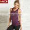 2017 tank top gym high quality women tank top with mesh design sport wear woman fitness