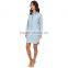 wholesale Long Sleeved denim dress patterns