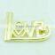 Custom china wholesale metal letter super brooch with color enameled