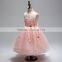 New arrival kids embroidered sleeveless dress child baby dress mode baby girl princess dresses#L563