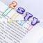 Planner Paper Clip Letters Shape Silica Gel Paper Clip Planner Accessories