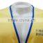 China manufactory high quality front open yellow stand collar work vest