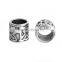 304 Stainless Steel Spacer Beads Cylinder Antique Silver