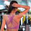 Sexy Strappy Sports Bra Women Fitness Padded Yoga Bra Push Up Shockproof Gym Running Tank Cropped Tops