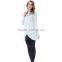 women's turtle-neck long sleeve sequin blouses