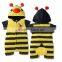 summer cartoon pattern hooded baby romper
