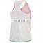 latest Colourful custom sublimated gym singlets bodybuilding women tank tops wholesale
