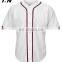 Custom mens cheap blank baseball jersey button shirts baseball uniforms