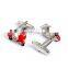 Fancy Motorcycle Shirt Cufflinks Red Men