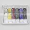 Nylon Case 9pcs Short Handle Nylon Brush and 6 x22ml Acrylic Colour Painting Set