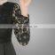 Muslim Women Round Neckline Black Fashionable Lace Long Sleeves Maxi Dress