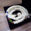Natural white jade bodhi root bracelet with a lotus flower style hand string Men's and women's style