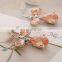 Direct selling Hotsale Platinum plated cubic zircon glitter bowknot sweety jewelry Zircon women Butterfly Earrings