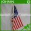2016 wholesale polyester printed 8x12 inch us hand held stick flags