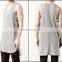 Essential Tank Extended Silky Long Tank Top Back Long Viscose Cotton SUMMER