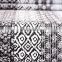 Indian Beautiful Black Ikat Design Kantha Quilt Bedspread Throw Cotton Queen Size Blanket